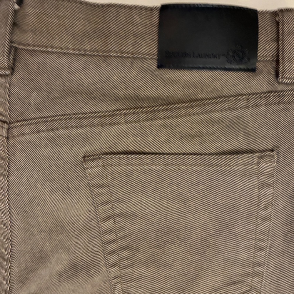 English Laundry Mens 34x30 Brown 5-Pocket Stretch Straight Leg Pants 1365289-07 - Picture 5 of 13